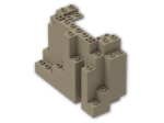 LEGO® Brick: Panel 4 x 10 x 6 Rock Rectangular 6082 | Color: Sand Yellow