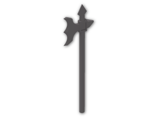 LEGO® Stein: Minifig Polearm Halberd 6123 | Farbe: Dark Stone Grey