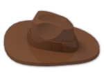 LEGO® Stein: Minifig Hat Fedora 61506 | Farbe: Reddish Brown