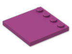 LEGO® Stein: Tile 4 x 4 with Studs on Edge 6179 | Farbe: Bright Reddish Violet