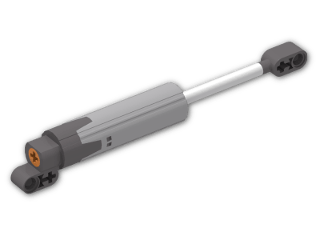 LEGO® Stein: Technic Power Functions Linear Actuator (Extended) 61927c01 | Farbe: Medium Stone Grey