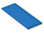 LEGO® Brick: Tile 6 x 16 with Studs on 3 Edges 6205 | Color: Bright Blue