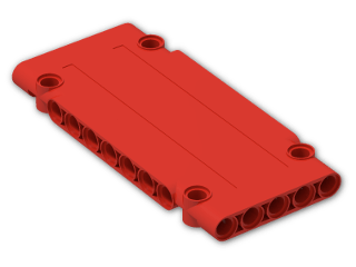 LEGO® Brick: Technic Panel 5 x 11 64782 | Color: Bright Red