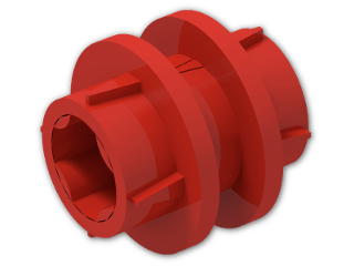 LEGO® Stein: Technic Transmission Driving Ring 6539 | Farbe: Bright Red