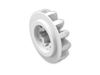 LEGO® Brick: Technic Gear 12 Tooth Bevel 6589 | Color: White