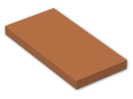 LEGO® Brick: Tile 2 x 4 with Groove 87079 | Color: Dark Orange