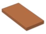 LEGO® Stein: Tile 2 x 4 with Groove 87079 | Farbe: Dark Orange