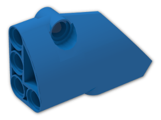 LEGO® Brick: Technic Panel Fairing Smooth #1 (Short) 87080 | Color: Bright Blue