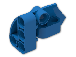 LEGO® Brick: Technic Panel Fairing Smooth #2 (Short) 87086 | Color: Bright Blue