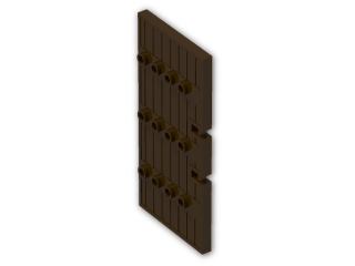 LEGO® Stein: Door 1 x 5 x 8.5 Stockade 87601 | Farbe: Dark Brown