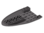 LEGO® Brick: Plane Bottom 6 x 10 x 1 87611 | Color: Dark Stone Grey