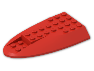 LEGO® Stein: Plane Top 6 x 10 x 1 87615 | Farbe: Bright Red