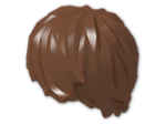 LEGO® Stein: Minifig Hair Tousled with Side Parting 87991 | Farbe: Reddish Brown