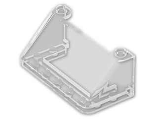 LEGO® Brick: Windscreen 3 x 6 x 2 92583 | Color: Transparent