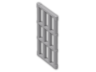 LEGO® Brick: Door 1 x 4 x 6 Lattice 92589 | Color: Medium Stone Grey