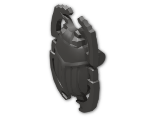 LEGO® Stein: Minifig Shield Scarab 93251 | Farbe: Metallic Dark Grey