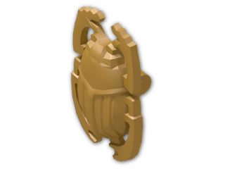 LEGO® Brick: Minifig Shield Scarab 93251 | Color: Warm Gold