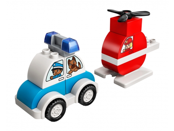 LEGO® Duplo Mein erster Feuerwehrhubschrauber und mein erstes Polizeiauto 10957 erschienen in 2020 - Bild: 1