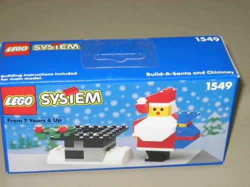 LEGO® Seasonal Santa and Chimney 1549 released in 1992 - Image: 1