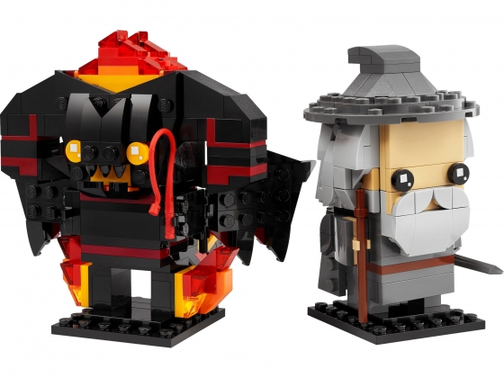 LEGO® BrickHeadz Gandalf the Grey™ & Balrog™ 40631 released in 2023 - Image: 1