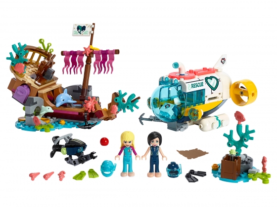 LEGO® Friends Rettungs-U-Boot für Delfine 41378 erschienen in 2019 - Bild: 1