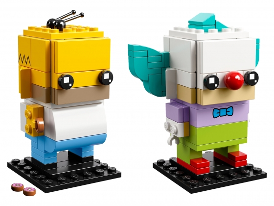 LEGO® BrickHeadz Homer Simpson & Krusty the Clown 41632 released in 2018 - Image: 1