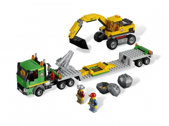 LEGO® Town Grubenbagger mit Transporter 4203 erschienen in 2012 - Bild: 1