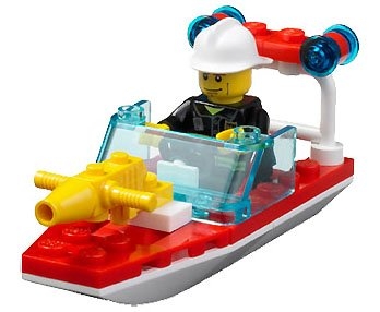 LEGO® Town Fire Boat 4992 released in 2007 - Image: 1