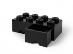 LEGO® Gear LEGO® Black Storage brick with 8 studs and drawers 5006248 released in 2020 - Image: 1
