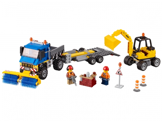 LEGO® City Straßenreiniger und Bagger 60152 erschienen in 2017 - Bild: 1