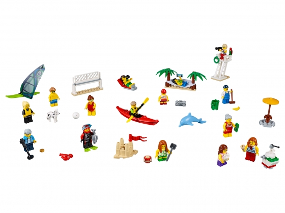 LEGO® City Stadtbewohner – Ein Tag am Strand 60153 erschienen in 2017 - Bild: 1