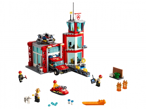 LEGO® City Fire Station 60215 released in 2019 - Image: 1