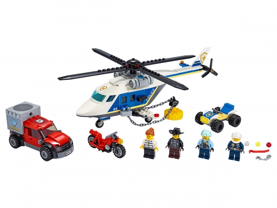 LEGO® City Verfolgungsjagd mit dem Polizeihubschrauber 60243 erschienen in 2019 - Bild: 1