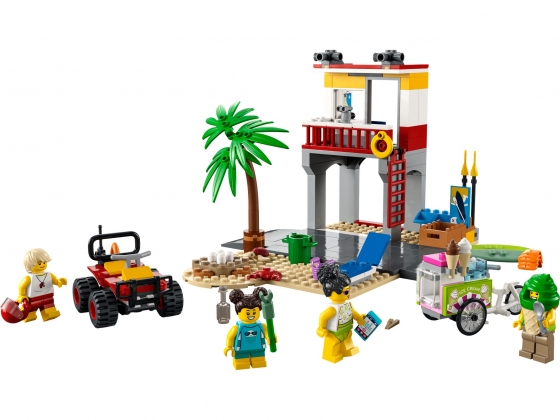 LEGO® City Beach Lifeguard Station 60328 released in 2022 - Image: 1