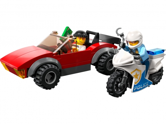 LEGO® City Verfolgungsjagd mit dem Polizeimotorrad 60392 erschienen in 2023 - Bild: 1