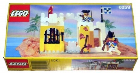 LEGO® Pirates Broadside's Brig 6259 released in 1991 - Image: 1