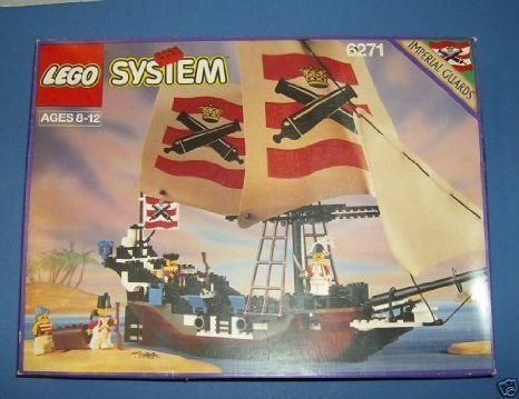 LEGO® Pirates Imperial Flagship with Free Storage Case 6271 released in 1992 - Image: 1