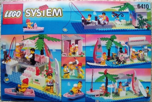 LEGO® Town Cabana Beach 6410 released in 1994 - Image: 1