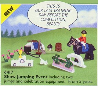 LEGO® Town Show Jumping Event 6417 released in 1997 - Image: 1