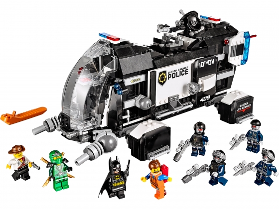 LEGO® The LEGO Movie Super Secret Police Dropship 70815 released in 2014 - Image: 1