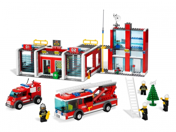 LEGO® Town Große Feuerwehr-Station 7208 erschienen in 2010 - Bild: 1