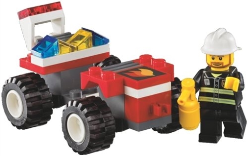 LEGO® Town Fire Car 7241 released in 2005 - Image: 1