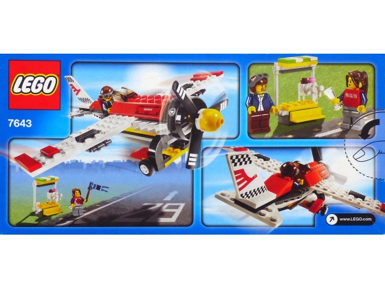 LEGO® Town Air Show Plane 7643 released in 2009 - Image: 1