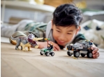 LEGO® Jurassic World Triceratops Pickup Truck Ambush 76950 released in 2022 - Image: 9