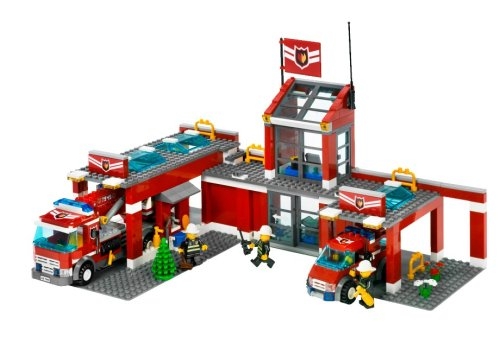 LEGO® Town Fire Station 7945 released in 2007 - Image: 1