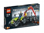 LEGO® Technic Tractor with Log Loader 8049 released in 2010 - Image: 2