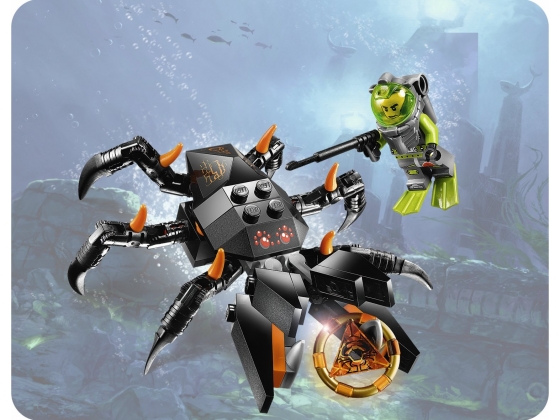 LEGO® Atlantis Monster Crab Clash 8056 released in 2010 - Image: 1