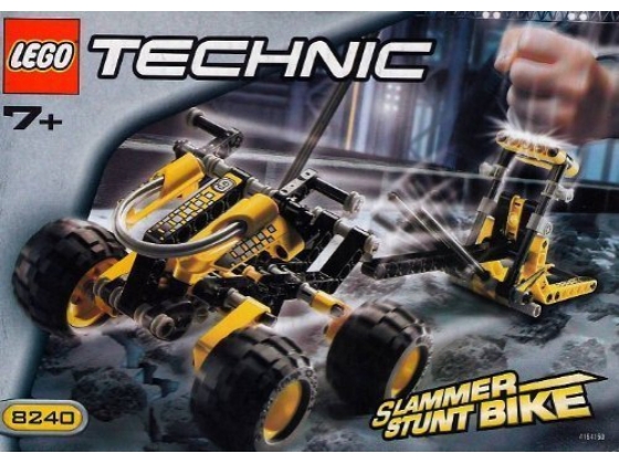 LEGO® Technic Slammer Stunt Bike 8240 released in 2001 - Image: 1