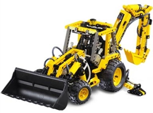 LEGO® Technic Backhoe Loader 8455 released in 2003 - Image: 1